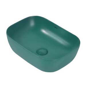 Раковина Abber Rechteck 46 см накладная темно-зеленая матовая (AC2200MBG)