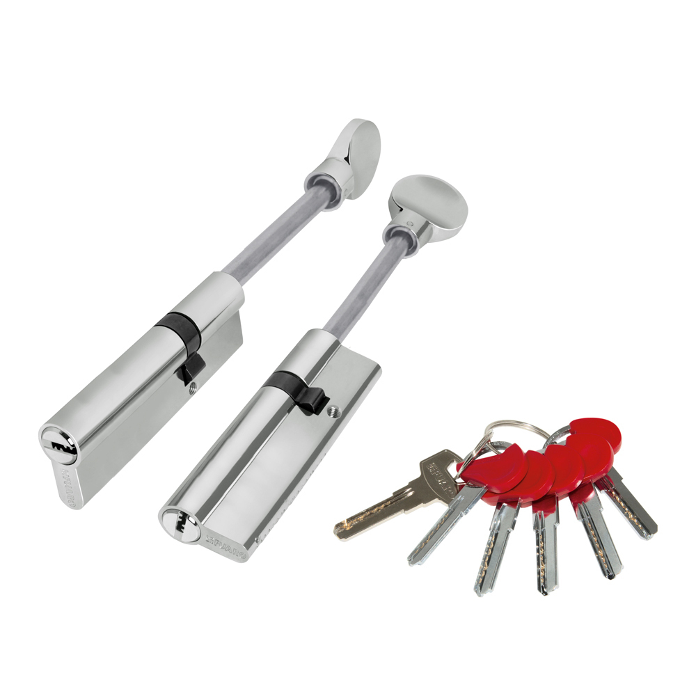 original-36978.jpg Цилиндр Fuaro D-PRO5007-8 90 60х30 мм ключ/шток хром — изображение 1