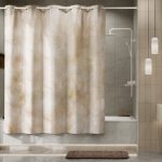 Штора для ванны WasserKraft Aland 2000х2000 мм полиэстер бежевая (SC-85104)