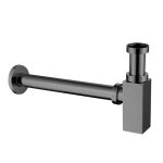 Сифон для раковины Abber 1 1/4х32 мм без выпуска с соединением 32 мм никель (AF0031NG)