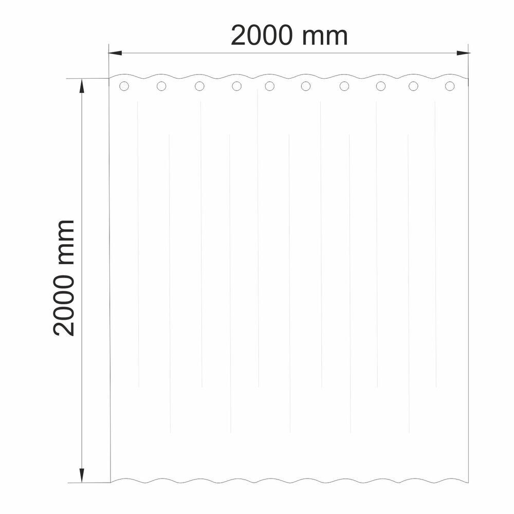 original-37348.jpg Штора для ванны WasserKraft Ammer 2000х1800 мм полиэстер бежевая (SC-70101) — изображение 1