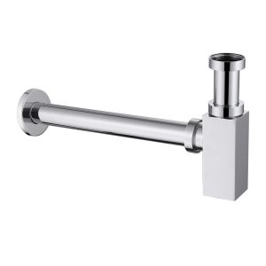 Сифон для раковины Abber 1 1/4х32 мм без выпуска с соединением 32 мм хром (AF0031)