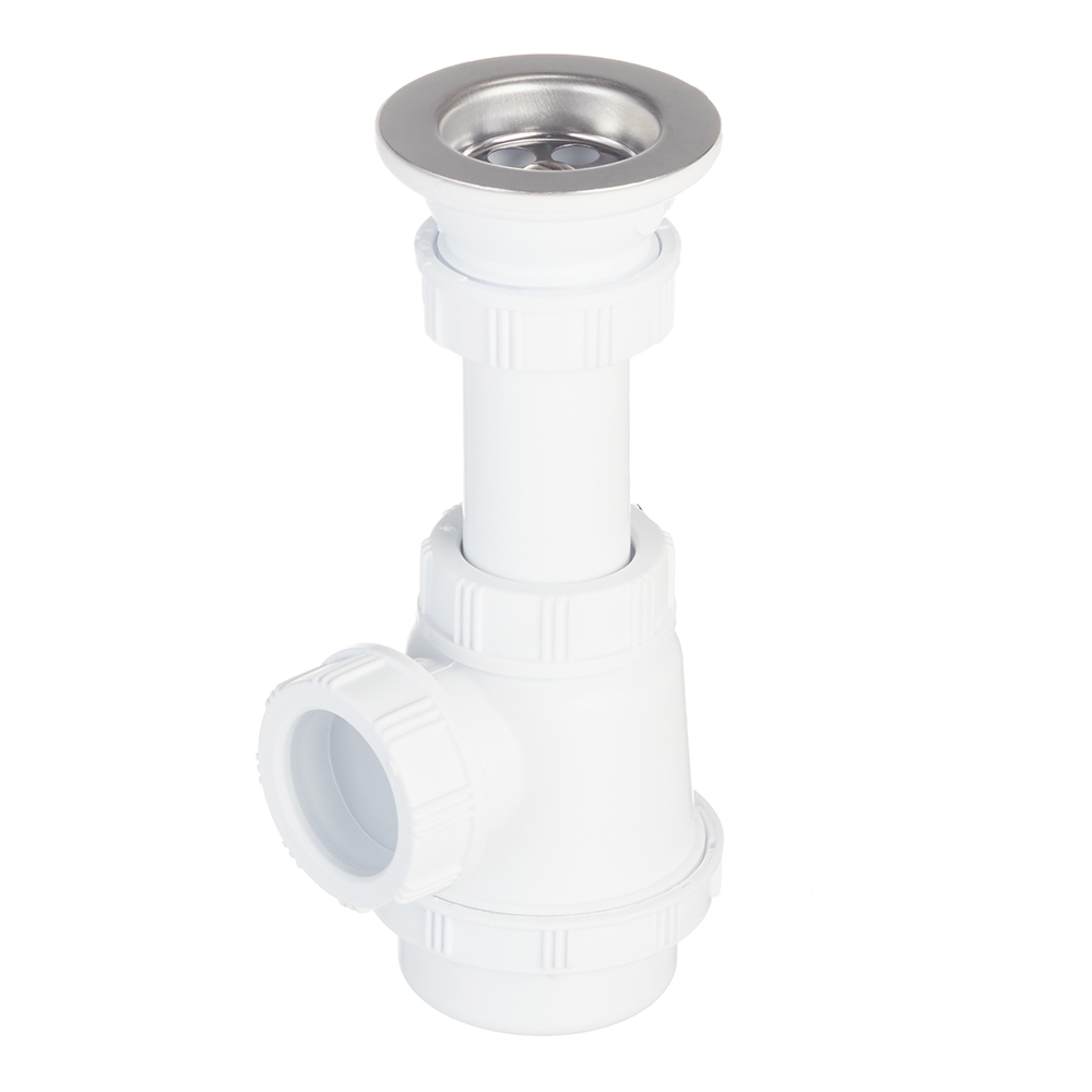 original-3839.jpg Сифон для раковины и биде Wirquin Pro 1 1/4х32 мм c выпуском d63 мм (30975059) — изображение 1