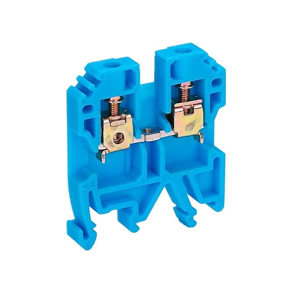 original-3991.jpg Колодка клеммная винтовая Dekraft ЗН101-2-24A-08 синяя (32421DEK) — изображение 1