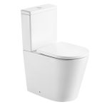 Унитаз-компакт Corsa Deco NX Tornado безободковый с универсальным выпуском с сиденьем дюропласт микролифт белый (TPNX600ST)