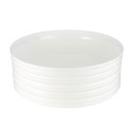 Раковина Corsa Deco Stripe200 38 см накладная белая (ABST38)