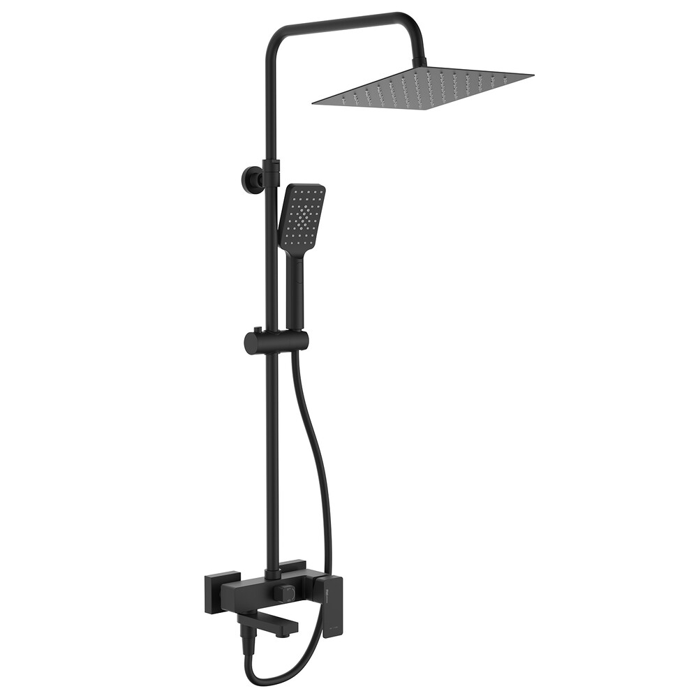 original-4451.jpg Душевая система WasserKraft Abens 2000 с верхним душем с лейкой со смесителем черная (A27701) — изображение 1