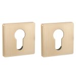 Ключевина Fuaro SSG-39 квадратная розетка сатинированное золото (45843)