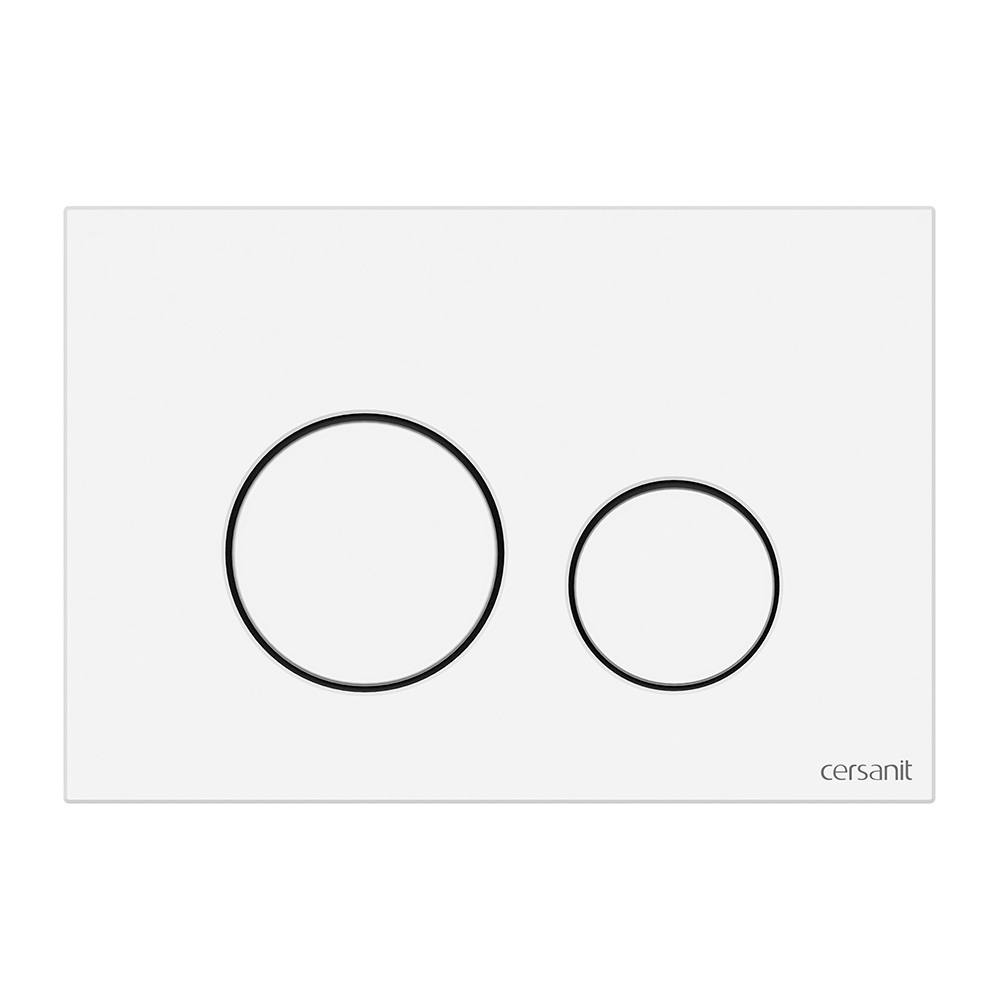 original-4546.jpg Клавиша смыва для инсталляций Cersanit Twins белая (63526) — изображение 1
