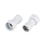 Соединитель прямой для полотенцесушителя Smart 1 ВР(г) х 3/4 ВР(г) белый