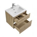 Тумба под раковину Aquaton Либерти 60 см подвесная дуб эльвезия (1A279401LYC70)