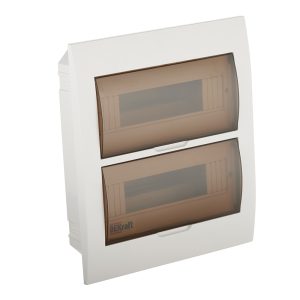 Щит распределительный встраиваемый Dekraft ЩРВ-П-24 пластиковый IP41 345х300х100 мм 24 модуля