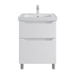 Комплект тумба с раковиной Sanstar Lanciano 60 см напольная белая (303.1-1.5.1.К)