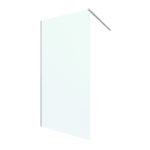 Душевая перегородка Ulitka Walk in Light серебро 120х195 см стекло матовое 8 мм (74104584)