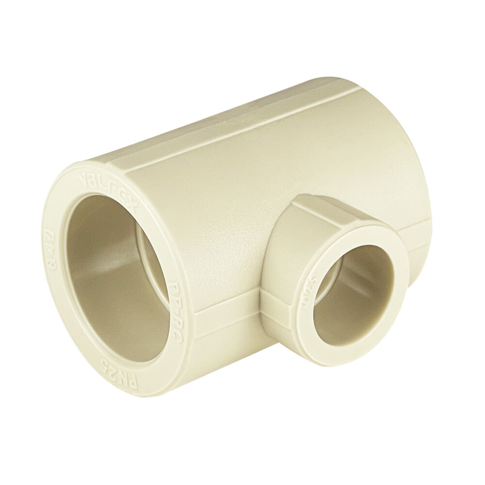 original-5584.jpg Тройник полипропиленовый Valfex переходный 40 х 25 х 40 мм серый (10402540Г) — изображение 1