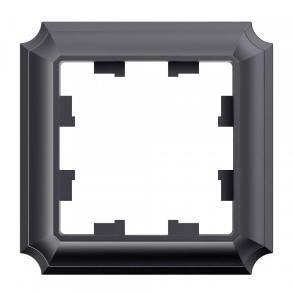 original-5782.jpg Рамка Systeme Electric AtlasDesign Antique одноместная сталь (ATN100901) — изображение 1