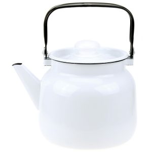 Чайник эмалированный Лысьвенские эмали Белые ночи 3,5 л белый