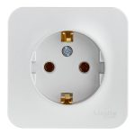 Розетка Systeme Electric Blanca накладная алюминий (BLNRA010113)