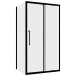 Душевой уголок Abber Schwarzer Diamant черный 170х50х195 см прямоугольник стекло прозрачное 6 мм (AG30170BH-S50B)