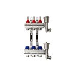 Коллекторная группа с расходомерами Ридан FHF-4RF 1 ВР(г) х 4 выхода 3/4 НР(ш) ЕК х 1 ВР(г)