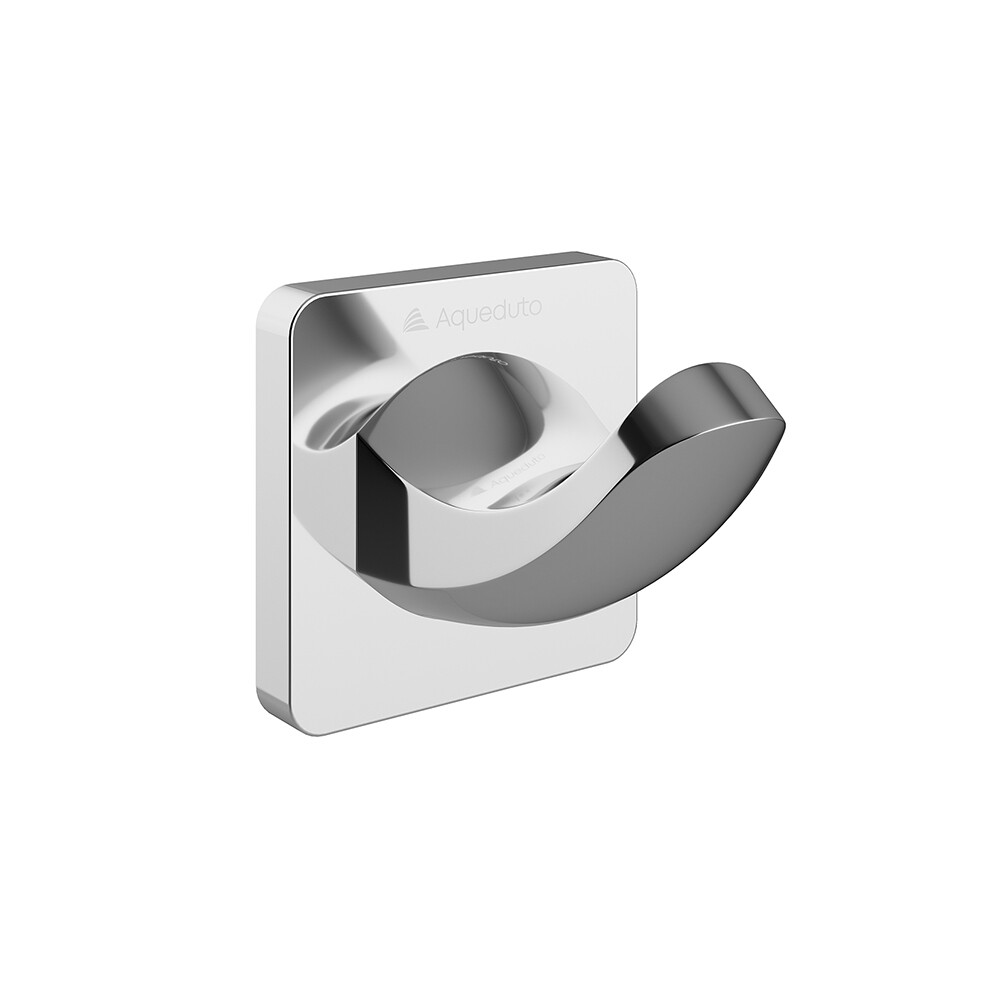 original-6376.jpg Крючок для ванной Aqueduto Respingo одинарный на шуруп латунь хром (RES0100) — изображение 1