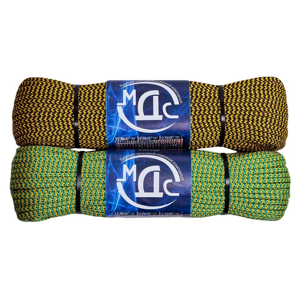 original-6533.jpg Шнур плетеный полипропиленовый 16 прядей d4 мм 50 м МДС повышенной плотности — изображение 1