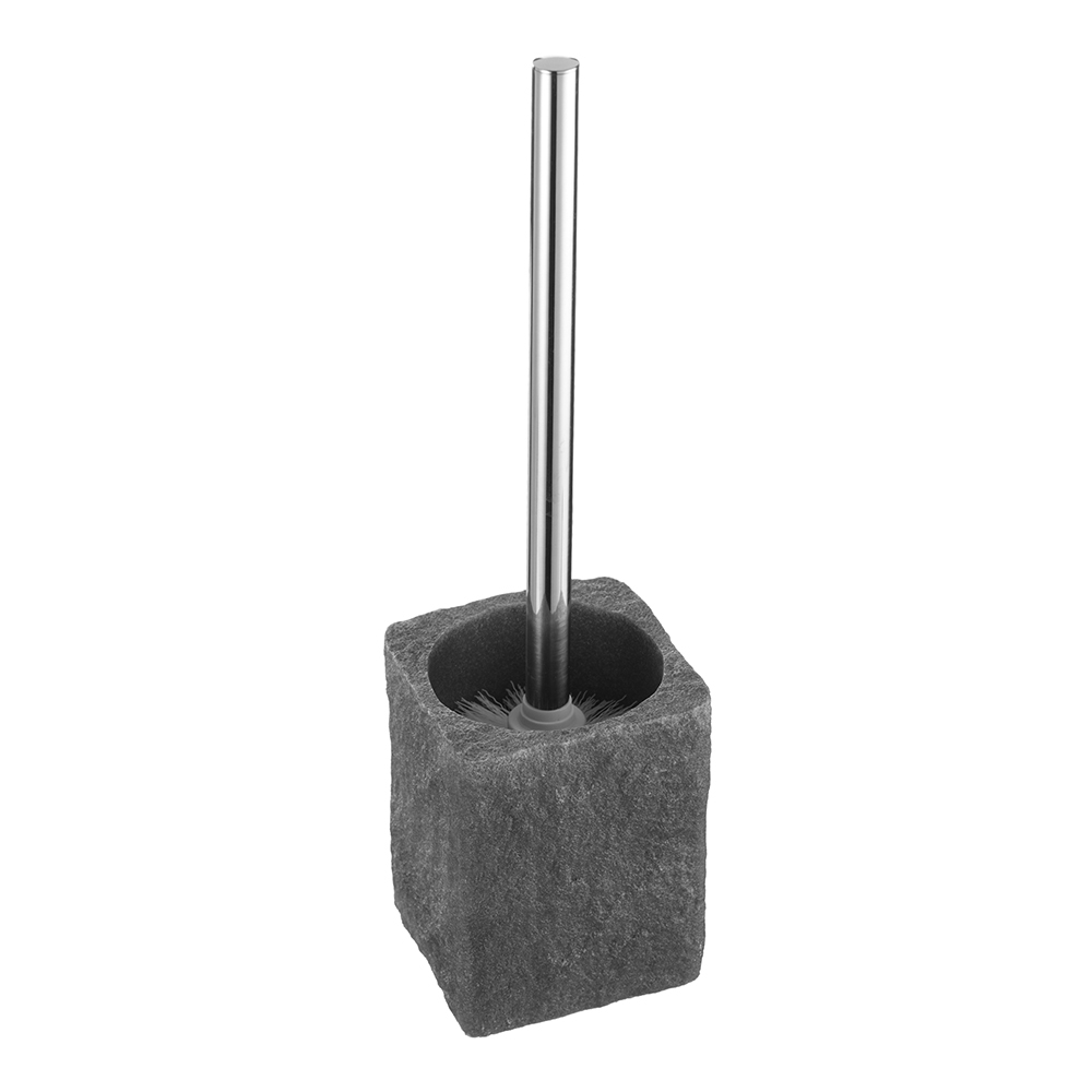 original-6940.jpg Ершик для унитаза Fora Stone Black напольный полирезин/металл черный (FOR-STN025BL/5317) — изображение 1