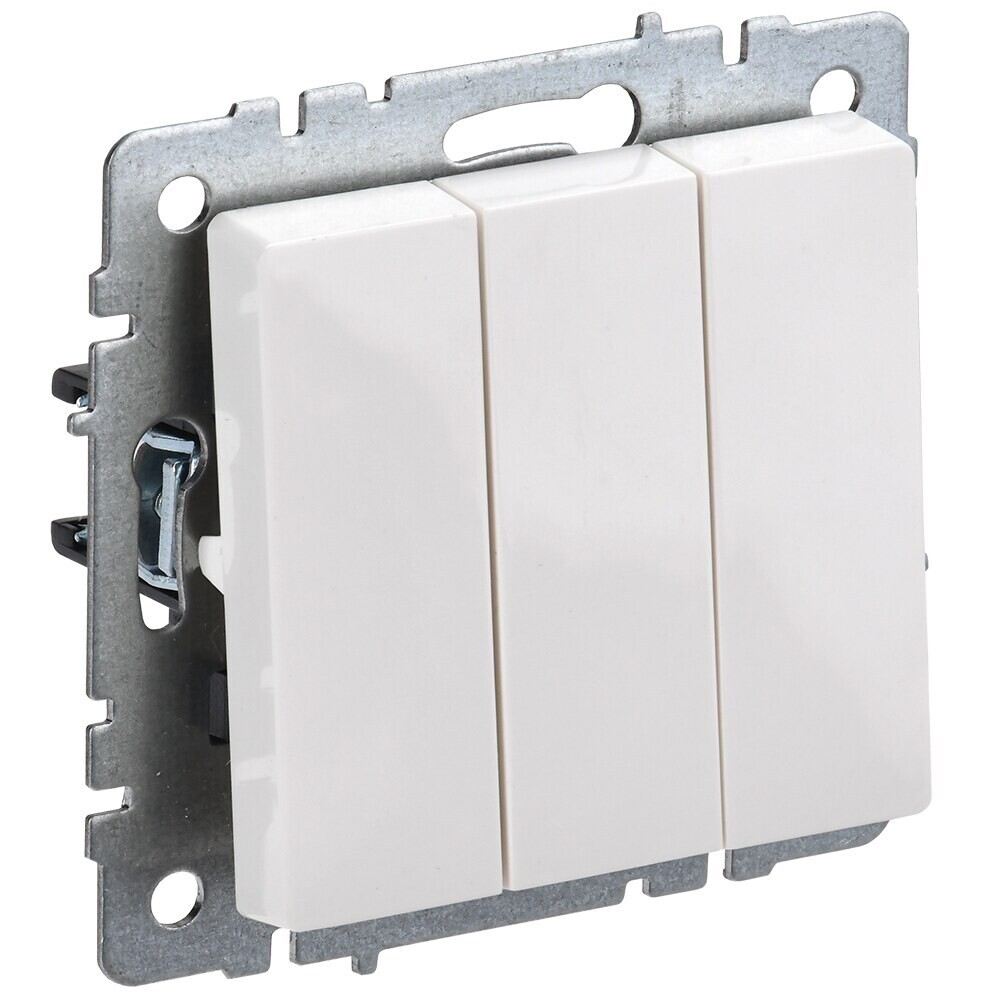 original-7243.jpg Выключатель IEK Brite ВС10-3-0-БрБ трехклавишный встраиваемый белый (BR-V30-0-10-K01) — изображение 1