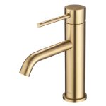 Смеситель для раковины Swedbe Select золото однорычажный (2710GO)