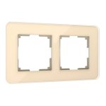Рамка Werkel Elite двухместная айвори (a057883)