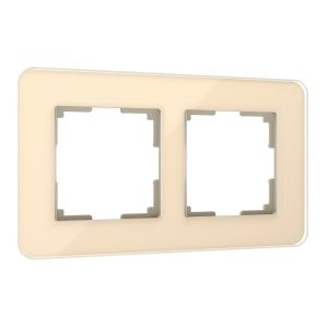 Рамка Werkel Elite двухместная айвори (a057883)