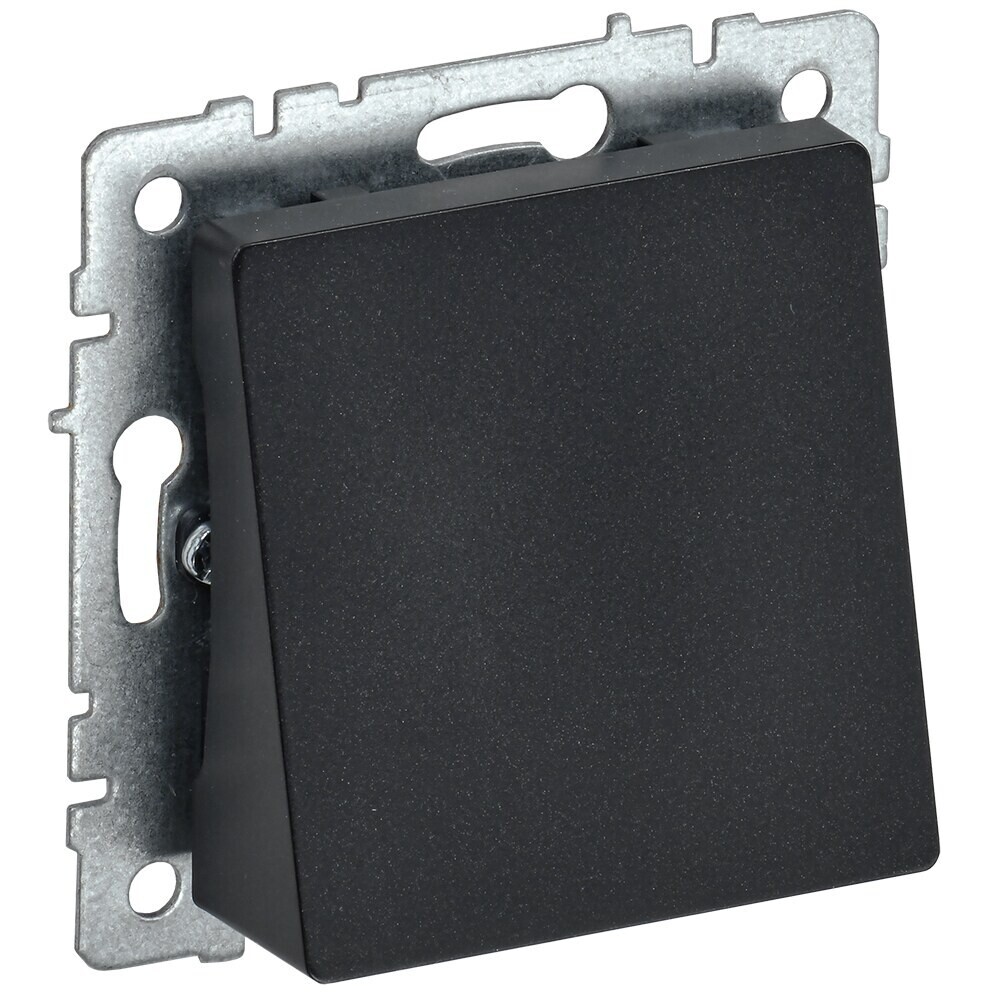 original-7477.jpg Вывод кабеля IEK Brite МВ10-БрЧ встраиваемый черный (BR-VK10-0-K02) — изображение 1