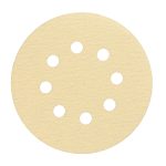 Диск шлифовальный КМ Gold d125 мм P120 на липучку бумажная основа (5 шт.)