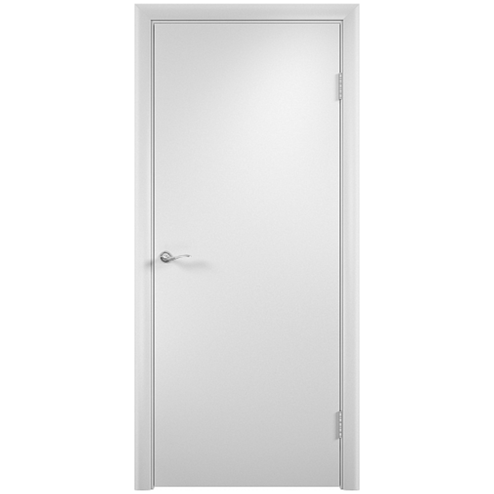 original-7633.jpg Дверь межкомнатная 800х2000 мм финишпленка белая глухая с замком — изображение 1