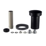 Решетка для лотка водоотводного пластиковая 500х138 мм Gidrolica черная