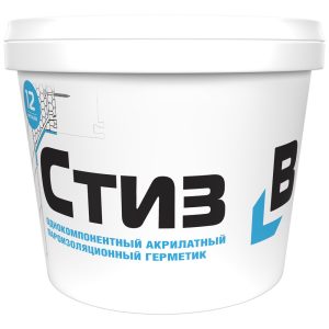 Герметик акриловый пароизоляционный внутренний Сазиласт Стиз В белый 3 кг