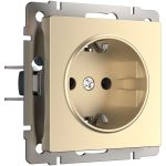 Розетка Werkel встраиваемая шампань (a050867)