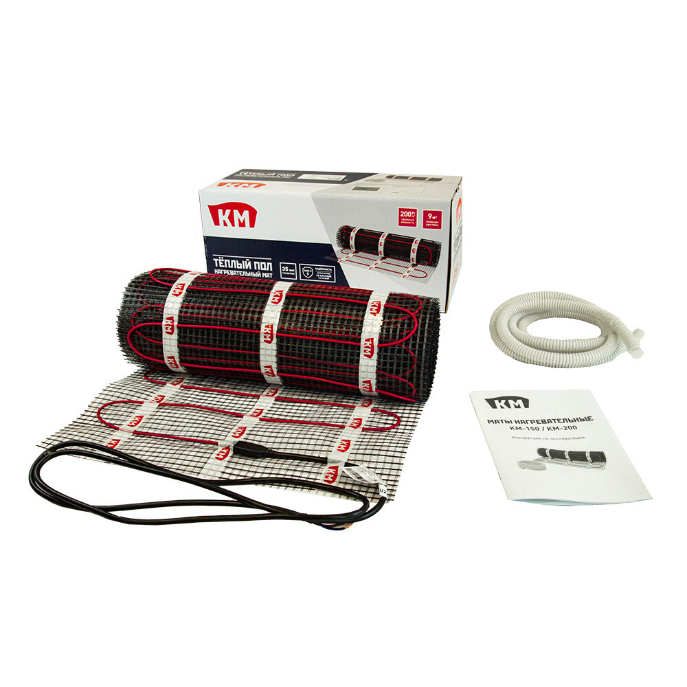 original-849.jpg Теплый пол нагревательный мат КМ-200 9 кв.м 200 (1800) Вт — изображение 1