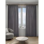 Штора канвас темно-серая 200х280 см Decofest Софи (153.738)