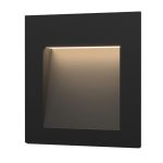 Подсветка для лестниц встраиваемая светодиодная черная 3 Вт 4000К IP65 Elektrostandard Step 6 (a049744)