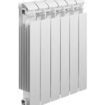Радиатор биметаллический Global Style Plus 500 мм 6 секций 1" боковое подключение белый