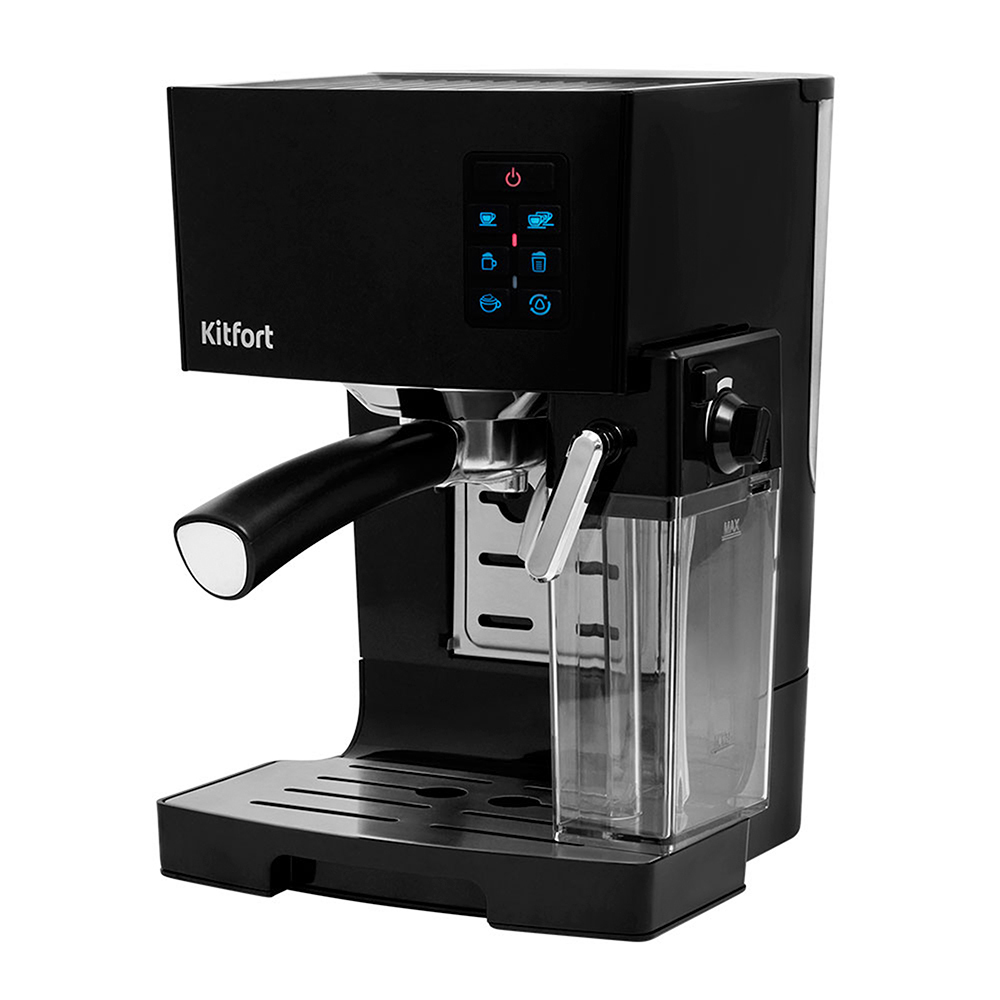 original-9195.jpg Кофеварка рожковая Kitfort КТ-743 черная — изображение 1