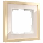 Рамка Werkel Baguette одноместная айвори/латунь (a060233)