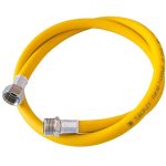 Шланг для газа ПВХ армированный Tuboflex 3/4 НР(ш) х 3/4 ВР(г) 120 см желтый