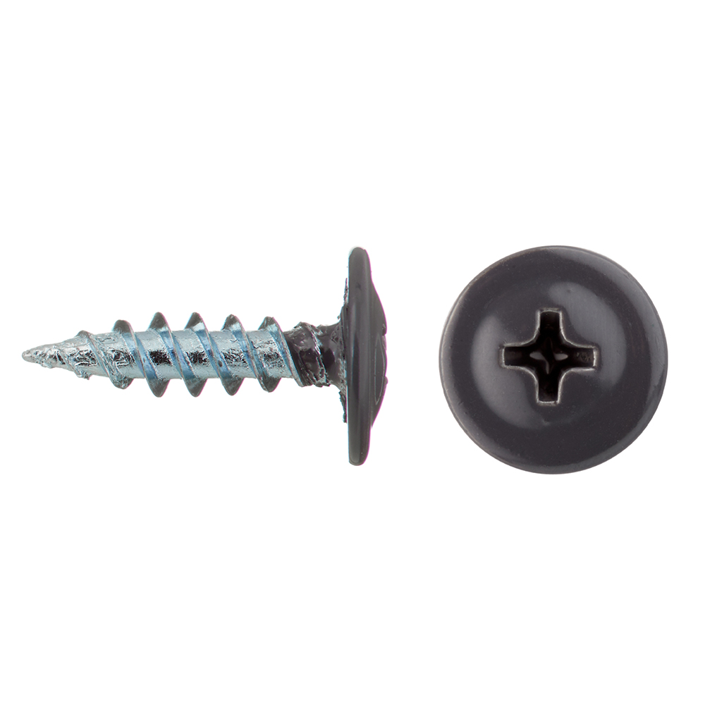 original-9448.jpg Саморезы клопы 16x4,2 мм Daxmer (20 шт.) серый RAL 7024 — изображение 1