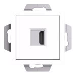 Розетка HDMI Systeme Electric AtlasDesign встраиваемая белая (ATN000180)