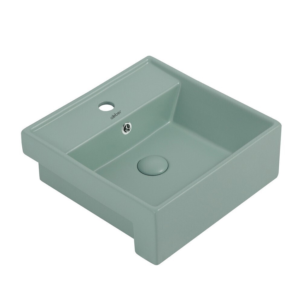 original-992.jpg Раковина Abber Rechteck 42 см накладная светло-зеленая матовая (AC2208MCG) — изображение 1