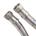 Подводка гибкая для воды СТМ 1/2 ВР(г) х 1/2 ВР(г) 30 см (CWGGF030)