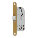 Замок врезной 2014 для межкомнатной двери под фиксатор фисташка 1 ключ